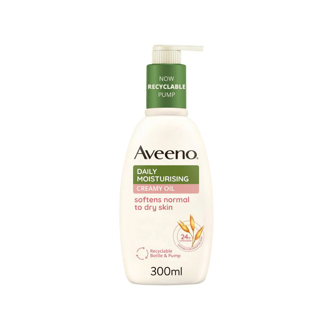 AVEENO D/M CREAM OIL OAT N SWEET ALMOND 300ML